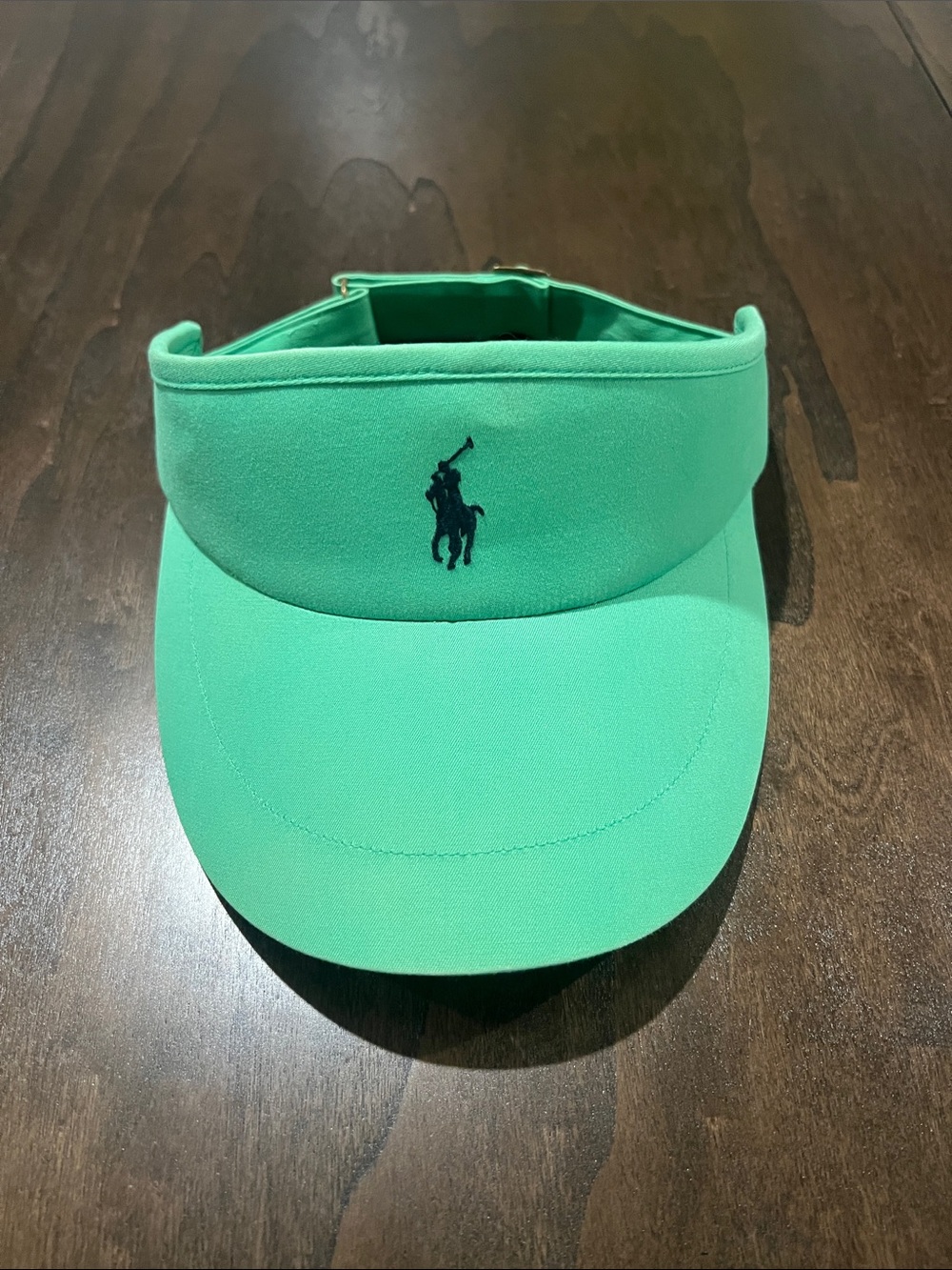 Ralph Lauren Mint Green Polo Golf Visor with Navy Label